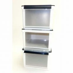 Shuter Storage Box with Drop Down Lid 1010109 - 14-5/8"L x 10-1/4"W x 7-3/8"H 5 Shuter Storage Box with Drop Down Lid 1010109 - 14-5/8"L x 10-1/4"W x 7-3/8"H -Containers & Organizers Sales Store 1010109 Drop Down Storage Bin 5