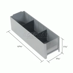 Akro-Mils Steel Small Parts Storage Cabinet 19715 - 17"W x 11"D x 11"H w/ 15 Gray Drawers -Containers & Organizers Sales Store 104832 dim1