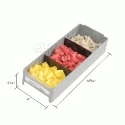 Akro-Mils Steel Small Parts Storage Cabinet 19416 - 17"W x 11"D x 11"H w/ 16 Gray Drawers -Containers & Organizers Sales Store 104834 dim1