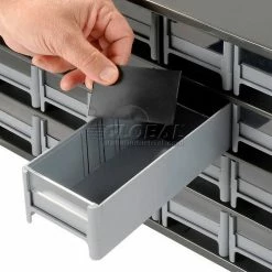 Akro-Mils Steel Small Parts Storage Cabinet 19320 - 17"W x 11"D x 11"H w/ 20 Gray Drawers -Containers & Organizers Sales Store 104836 09