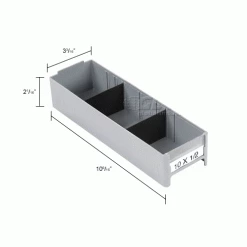 Akro-Mils Steel Small Parts Storage Cabinet 19320 - 17"W x 11"D x 11"H w/ 20 Gray Drawers -Containers & Organizers Sales Store 104836 dim1