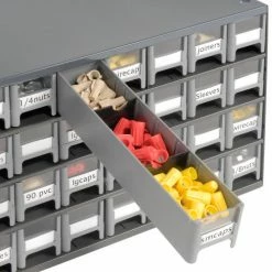 Akro-Mils Steel Small Parts Storage Cabinet 19228 - 17"W x 11"D x 11"H w/ 28 Gray Drawers -Containers & Organizers Sales Store 104838 12