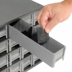 Akro-Mils Steel Small Parts Storage Cabinet 19228 - 17"W x 11"D x 11"H w/ 28 Gray Drawers -Containers & Organizers Sales Store 104838 14