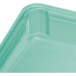 MFG Tray Molded Fiberglass Toteline Stacking Tote 870008 - 25-3/4"L x 17-3/4"W x 3"H, Green -Containers & Organizers Sales Store 114007GN 07