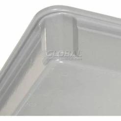 MFG Tray Molded Fiberglass Toteline Stacking Tote 880008 - 25-3/4"L x 17-3/4"W x 6"H, Gray -Containers & Organizers Sales Store 114007GY 07