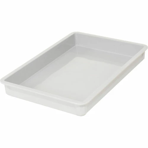 MFG Tray Molded Fiberglass Toteline Stacking Tote 875008 - 25-3/4"L x 17-3/4"W x 4-1/2"H, White 1 MFG Tray Molded Fiberglass Toteline Stacking Tote 875008 - 25-3/4"L x 17-3/4"W x 4-1/2"H, White