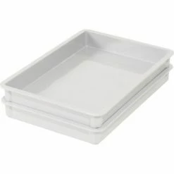 MFG Tray Molded Fiberglass Toteline Stacking Tote 875008 - 25-3/4"L x 17-3/4"W x 4-1/2"H, White 22 MFG Tray Molded Fiberglass Toteline Stacking Tote 875008 - 25-3/4"L x 17-3/4"W x 4-1/2"H, White -Containers & Organizers Sales Store 114007WH 01