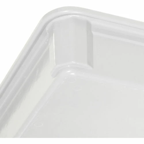 MFG Tray Molded Fiberglass Toteline Stacking Tote 875008 - 25-3/4"L x 17-3/4"W x 4-1/2"H, White 6 MFG Tray Molded Fiberglass Toteline Stacking Tote 875008 - 25-3/4"L x 17-3/4"W x 4-1/2"H, White - Image 6