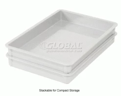 MFG Tray Molded Fiberglass Toteline Stacking Tote 875008 - 25-3/4"L x 17-3/4"W x 4-1/2"H, White 25 MFG Tray Molded Fiberglass Toteline Stacking Tote 875008 - 25-3/4"L x 17-3/4"W x 4-1/2"H, White -Containers & Organizers Sales Store 114007WH 2wco