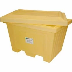 Enpac 1505-YE Large Outdoor Storage Tote, 35-1/2"L x 45"W x 30-13/32"H, Yellow -Containers & Organizers Sales Store 1505 YE 03