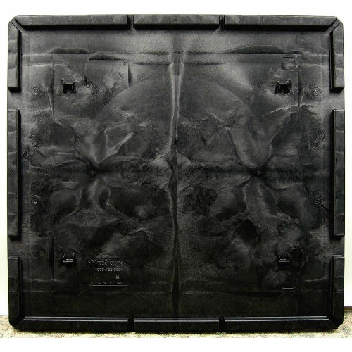 Monoflo Folding Bulk Shipping Container Lid BC4845LID - 48"L x 45"W Black 2 Monoflo Folding Bulk Shipping Container Lid BC4845LID - 48"L x 45"W Black - Image 2