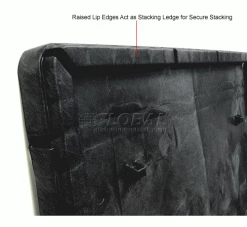 Monoflo Folding Bulk Shipping Container Lid BC4845LID - 48"L x 45"W Black 24 Monoflo Folding Bulk Shipping Container Lid BC4845LID - 48"L x 45"W Black -Containers & Organizers Sales Store 155212 3wco