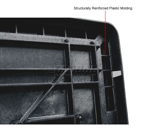 Monoflo Folding Bulk Shipping Container Lid BC4845LID - 48"L x 45"W Black 12 Monoflo Folding Bulk Shipping Container Lid BC4845LID - 48"L x 45"W Black - Image 12