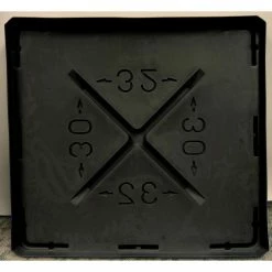 Monoflo Folding Bulk Shipping Container Lid BC3230LID - 32"L x 30"W Black -Containers & Organizers Sales Store 155214 09