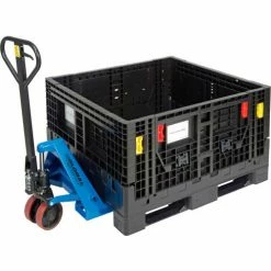 Global Industrial Folding Bulk Shipping Container, 48"Lx45"Wx27"H, 1500 Lb. Capacity, Black 26 Global Industrial Folding Bulk Shipping Container, 48"Lx45"Wx27"H, 1500 Lb. Capacity, Black -Containers & Organizers Sales Store 155215A 02