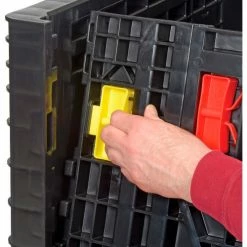 Global Industrial Folding Bulk Shipping Container, 48"Lx45"Wx27"H, 1500 Lb. Capacity, Black 36 Global Industrial Folding Bulk Shipping Container, 48"Lx45"Wx27"H, 1500 Lb. Capacity, Black -Containers & Organizers Sales Store 155215A 12