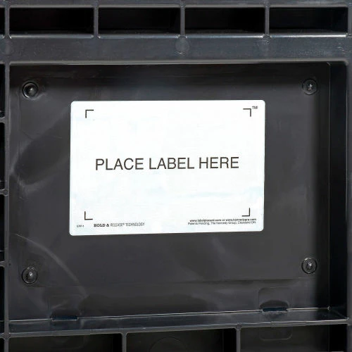 Global Industrial Folding Bulk Shipping Container, 48"Lx45"Wx27"H, 1500 Lb. Capacity, Black 14 Global Industrial Folding Bulk Shipping Container, 48"Lx45"Wx27"H, 1500 Lb. Capacity, Black - Image 14