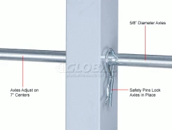 Global Industrial™ Reel Dispenser 6 Axles -Containers & Organizers Sales Store 184629 2wco