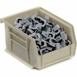 Akro-Mils® AkroBin® Plastic Stack & Hang Bin, 4-1/8"W x 5-3/8"D x 3"H, Stone - Pkg Qty 24 21 Akro-Mils® AkroBin® Plastic Stack & Hang Bin, 4-1/8"W x 5-3/8"D x 3"H, Stone - Pkg Qty 24 -Containers & Organizers Sales Store 184810BG 01