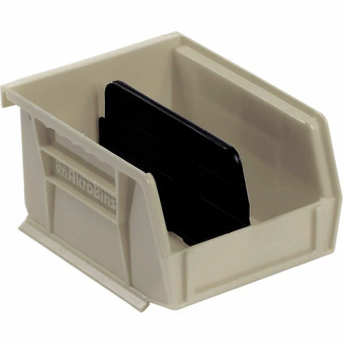 Akro-Mils® AkroBin® Plastic Stack & Hang Bin, 4-1/8"W x 5-3/8"D x 3"H, Stone - Pkg Qty 24 7 Akro-Mils® AkroBin® Plastic Stack & Hang Bin, 4-1/8"W x 5-3/8"D x 3"H, Stone - Pkg Qty 24 - Image 7