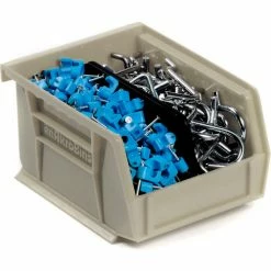 Akro-Mils® AkroBin® Plastic Stack & Hang Bin, 4-1/8"W x 5-3/8"D x 3"H, Stone - Pkg Qty 24 25 Akro-Mils® AkroBin® Plastic Stack & Hang Bin, 4-1/8"W x 5-3/8"D x 3"H, Stone - Pkg Qty 24 -Containers & Organizers Sales Store 184810BG 04