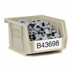 Akro-Mils® AkroBin® Plastic Stack & Hang Bin, 4-1/8"W x 5-3/8"D x 3"H, Stone - Pkg Qty 24 22 Akro-Mils® AkroBin® Plastic Stack & Hang Bin, 4-1/8"W x 5-3/8"D x 3"H, Stone - Pkg Qty 24 -Containers & Organizers Sales Store 184810BG 09