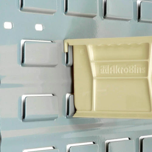 Akro-Mils® AkroBin® Plastic Stack & Hang Bin, 4-1/8"W x 5-3/8"D x 3"H, Stone - Pkg Qty 24 12 Akro-Mils® AkroBin® Plastic Stack & Hang Bin, 4-1/8"W x 5-3/8"D x 3"H, Stone - Pkg Qty 24 - Image 12