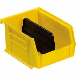 Akro-Mils® AkroBin® Plastic Stacking Bin, 4-1/8"W x 5-3/8"D x 3"H, Yellow - Pkg Qty 24 -Containers & Organizers Sales Store 184810YL 03
