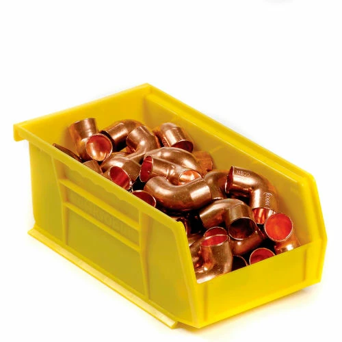 Akro-Mils® AkroBin® Plastic Stack & Hang Bin, 4-1/8"W x 7-3/8"D x 3"H, Yellow - Pkg Qty 24 4 Akro-Mils® AkroBin® Plastic Stack & Hang Bin, 4-1/8"W x 7-3/8"D x 3"H, Yellow - Pkg Qty 24 - Image 4