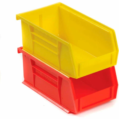 Akro-Mils® AkroBin® Plastic Stack & Hang Bin, 4-1/8"W x 7-3/8"D x 3"H, Yellow - Pkg Qty 24 6 Akro-Mils® AkroBin® Plastic Stack & Hang Bin, 4-1/8"W x 7-3/8"D x 3"H, Yellow - Pkg Qty 24 - Image 6
