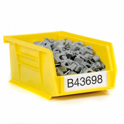 Akro-Mils® AkroBin® Plastic Stack & Hang Bin, 4-1/8"W x 7-3/8"D x 3"H, Yellow - Pkg Qty 24 5 Akro-Mils® AkroBin® Plastic Stack & Hang Bin, 4-1/8"W x 7-3/8"D x 3"H, Yellow - Pkg Qty 24 - Image 5
