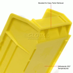 Akro-Mils® AkroBin® Plastic Stack & Hang Bin, 4-1/8"W x 7-3/8"D x 3"H, Yellow - Pkg Qty 24 33 Akro-Mils® AkroBin® Plastic Stack & Hang Bin, 4-1/8"W x 7-3/8"D x 3"H, Yellow - Pkg Qty 24 -Containers & Organizers Sales Store 184811YL 2wco