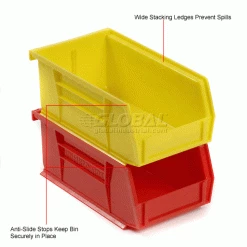 Akro-Mils® AkroBin® Plastic Stack & Hang Bin, 4-1/8"W x 7-3/8"D x 3"H, Yellow - Pkg Qty 24 34 Akro-Mils® AkroBin® Plastic Stack & Hang Bin, 4-1/8"W x 7-3/8"D x 3"H, Yellow - Pkg Qty 24 -Containers & Organizers Sales Store 184811YL 3wco