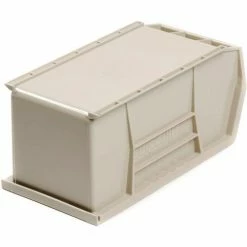Akro-Mils® AkroBin® Plastic Stack & Hang Bin, 5-1/2"W x 10-7/8"D x 5"H, Stone - Pkg Qty 12 -Containers & Organizers Sales Store 184812BG 08