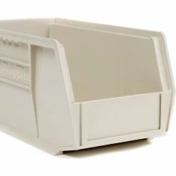 Akro-Mils® AkroBin® Plastic Stack & Hang Bin, 5-1/2"W x 10-7/8"D x 5"H, Stone - Pkg Qty 12 -Containers & Organizers Sales Store 184812BG 12