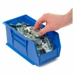 Akro-Mils 30230 Blue Bins Case of 36 for Two-In-One Plastic Stock & Utility ProCarts - Pkg Qty 36 -Containers & Organizers Sales Store 184812BL 03