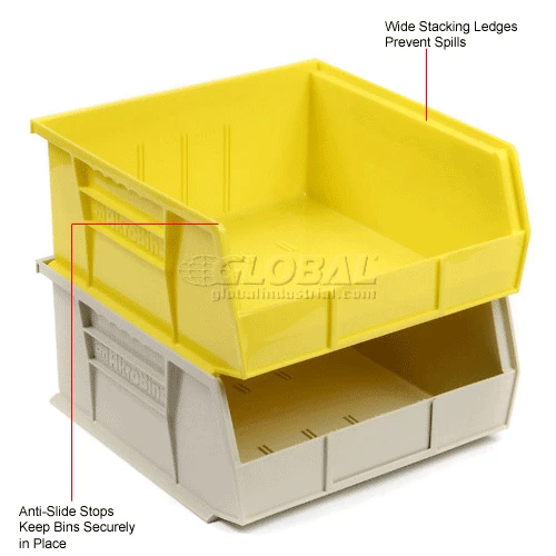 Akro-Mils 30235 Yellow Bins Case of 12 for Two-In-One Plastic Stock & Utility ProCarts - Pkg Qty 12 14 Akro-Mils 30235 Yellow Bins Case of 12 for Two-In-One Plastic Stock & Utility ProCarts - Pkg Qty 12 - Image 14