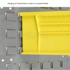 Akro-Mils 30235 Yellow Bins Case of 18 for Two-In-One Plastic Stock & Utility ProCarts - Pkg Qty 18 -Containers & Organizers Sales Store 184813YL 4wco 1