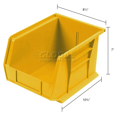 Akro-Mils 30239 Yellow Bins Case of 12 for Two-In-One Plastic Stock & Utility ProCarts - Pkg Qty 12 17 Akro-Mils 30239 Yellow Bins Case of 12 for Two-In-One Plastic Stock & Utility ProCarts - Pkg Qty 12 - Image 17