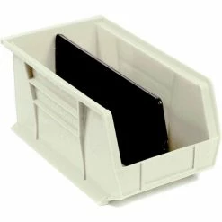 Akro-Mils® AkroBin® Plastic Stack & Hang Bin, 8-1/4"W x 14-3/4"D x 7"H, Stone - Pkg Qty 12 -Containers & Organizers Sales Store 184815BG 02