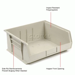 Akro-Mils® AkroBin® Plastic Stack & Hang Bin, 16-1/2"W x 14-3/4"D x 7"H, Stone - Pkg Qty 6 30 Akro-Mils® AkroBin® Plastic Stack & Hang Bin, 16-1/2"W x 14-3/4"D x 7"H, Stone - Pkg Qty 6 -Containers & Organizers Sales Store 184816BG 1wco