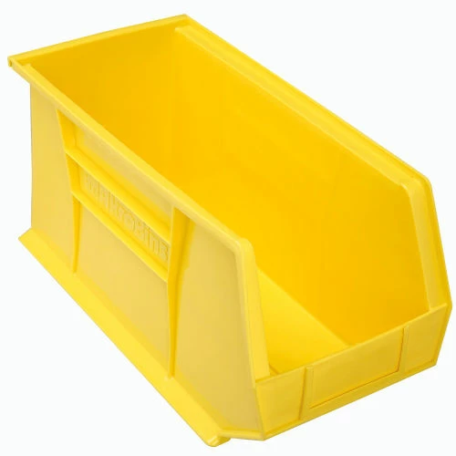 Akro-Mils® AkroBin® Plastic Stack & Hang Bin, 8-1/4"W x 18"D x 9"H, Yellow - Pkg Qty 6 1 Akro-Mils® AkroBin® Plastic Stack & Hang Bin, 8-1/4"W x 18"D x 9"H, Yellow - Pkg Qty 6