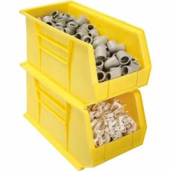 Akro-Mils® AkroBin® Plastic Stack & Hang Bin, 8-1/4"W x 18"D x 9"H, Yellow - Pkg Qty 6 37 Akro-Mils® AkroBin® Plastic Stack & Hang Bin, 8-1/4"W x 18"D x 9"H, Yellow - Pkg Qty 6 -Containers & Organizers Sales Store 184817YL 10