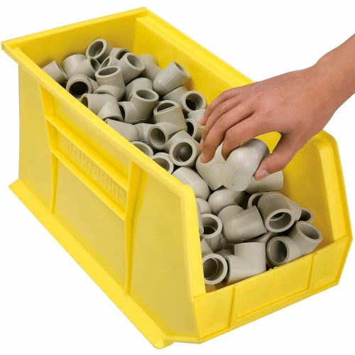 Akro-Mils® AkroBin® Plastic Stack & Hang Bin, 8-1/4"W x 18"D x 9"H, Yellow - Pkg Qty 6 12 Akro-Mils® AkroBin® Plastic Stack & Hang Bin, 8-1/4"W x 18"D x 9"H, Yellow - Pkg Qty 6 - Image 12