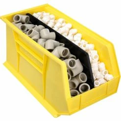 Akro-Mils® AkroBin® Plastic Stack & Hang Bin, 8-1/4"W x 18"D x 9"H, Yellow - Pkg Qty 6 42 Akro-Mils® AkroBin® Plastic Stack & Hang Bin, 8-1/4"W x 18"D x 9"H, Yellow - Pkg Qty 6 -Containers & Organizers Sales Store 184817YL 15