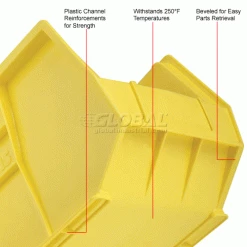 Akro-Mils® AkroBin® Plastic Stack & Hang Bin, 8-1/4"W x 18"D x 9"H, Yellow - Pkg Qty 6 46 Akro-Mils® AkroBin® Plastic Stack & Hang Bin, 8-1/4"W x 18"D x 9"H, Yellow - Pkg Qty 6 -Containers & Organizers Sales Store 184817YL 2wco
