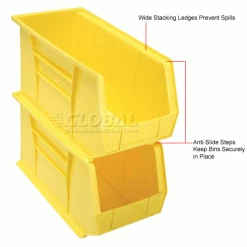 Akro-Mils® AkroBin® Plastic Stack & Hang Bin, 8-1/4"W x 18"D x 9"H, Yellow - Pkg Qty 6 48 Akro-Mils® AkroBin® Plastic Stack & Hang Bin, 8-1/4"W x 18"D x 9"H, Yellow - Pkg Qty 6 -Containers & Organizers Sales Store 184817YL 4wco