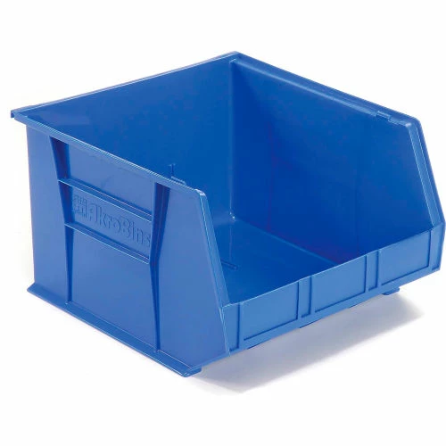 Akro-Mils® AkroBin® Plastic Stack & Hang Bin, 16-1/2"W x 18"D x 11"H, Blue - Pkg Qty 3 2 Akro-Mils® AkroBin® Plastic Stack & Hang Bin, 16-1/2"W x 18"D x 11"H, Blue - Pkg Qty 3 - Image 2