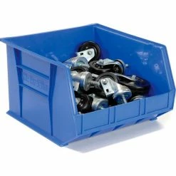 Akro-Mils® AkroBin® Plastic Stack & Hang Bin, 16-1/2"W x 18"D x 11"H, Blue - Pkg Qty 3 26 Akro-Mils® AkroBin® Plastic Stack & Hang Bin, 16-1/2"W x 18"D x 11"H, Blue - Pkg Qty 3 -Containers & Organizers Sales Store 184818BL 07