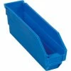 Global Industrial™ Plastic Nesting Storage Shelf Bin 2-3/4"W x 11-5/8"D x 4"H Blue - Pkg Qty 24